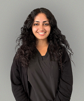 Front desk team member Mehwish